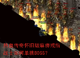 ��Ѫ���滳�ɰ���Խ�ָսʿ��ε���BOSS��