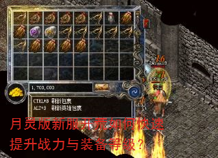 月灵版新服开荒如何快速提升战力与装备等级? 月灵版新服开荒如何快速提升战力与装备等级?