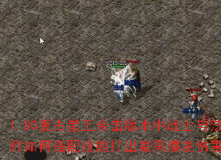 1.80复古星王合击版本中战士与法师如何搭配技能打出最高爆发伤害? 1.80复古星王合击版本中战士与法师如何搭配技能打出最高爆发伤害?