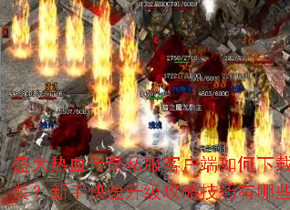 盛大热血传奇私服客户端如何下载安装?新手快速升级攻略技巧有哪些? 盛大热血传奇私服客户端如何下载安装?新手快速升级攻略技巧有哪些?