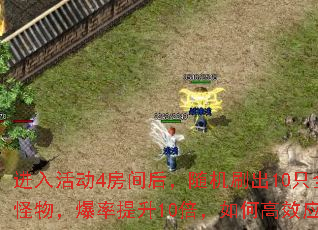 进入活动4房间后,随机刷出10只全服怪物,爆率提升10倍,如何高效应对? 进入活动4房间后,随机刷出10只全服怪物,爆率提升10倍,如何高效应对?