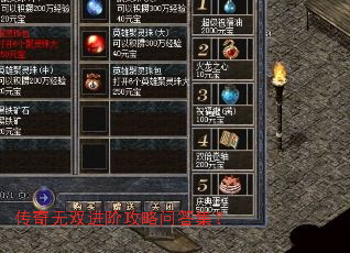 传奇无双进阶攻略问答集? 传奇无双进阶攻略问答集?