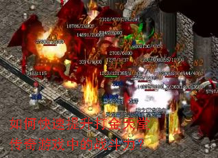 如何快速提升打金天堂传奇游戏中的战斗力? 如何快速提升打金天堂传奇游戏中的战斗力?