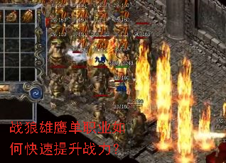 战狼雄鹰单职业如何快速提升战力? 战狼雄鹰单职业如何快速提升战力?