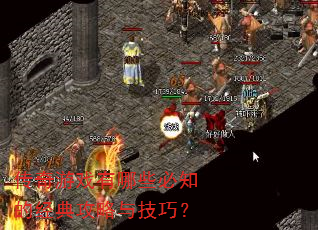 传奇游戏有哪些必知的经典攻略与技巧? 传奇游戏有哪些必知的经典攻略与技巧?