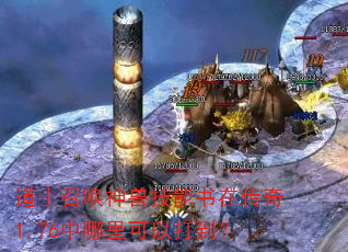 道士召唤神兽技能书在传奇1.76中哪里可以打到? 道士召唤神兽技能书在传奇1.76中哪里可以打到?